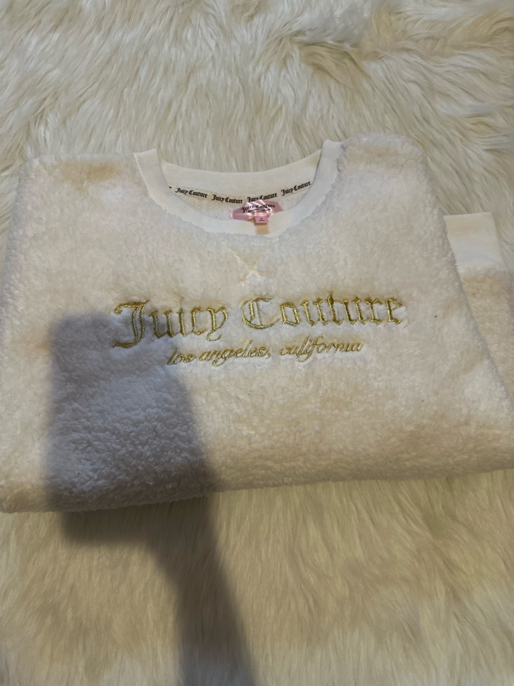 Juicy Couture Fuzzy Top Size S